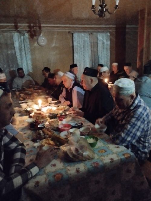 В мечети села Кривое Озеро вечер разговения прошел в атмосфере тепла и единения