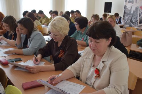 Нурлатцы присоединились к международной историко-патриотической акции «Диктант Победы»