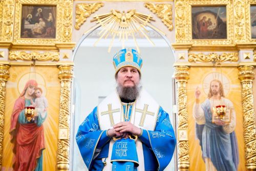 Епископ Пахомий поздравляет с праздником Благовещения
