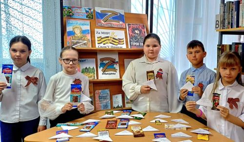 Юные читатели Нурлата поддержали акцию «Коробка Добра»