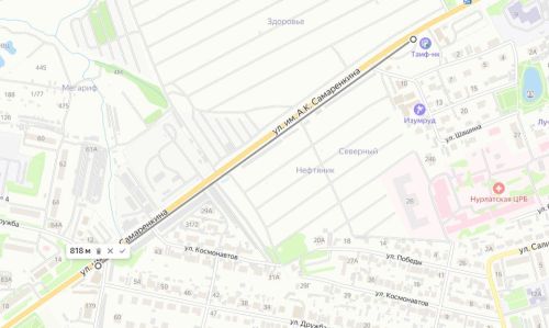 Завтра будет перекрыто движение по улице Самаренкина и Хамадеева