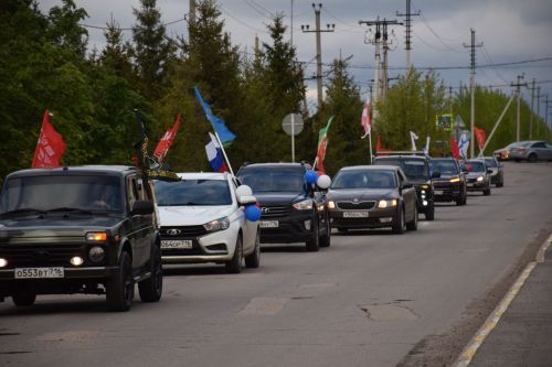 Нурлатцы провели автопробег в честь 80-летия Победы