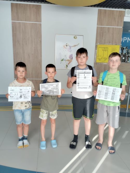 Профилактическая акция «Будьте внимательны на дороге!» прошла в спортивной школе им. Г. Хусаинова