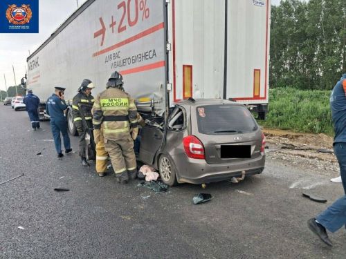 Водитель Лады Калины погиб в ДТП с грузовиком в Мензелинском районе