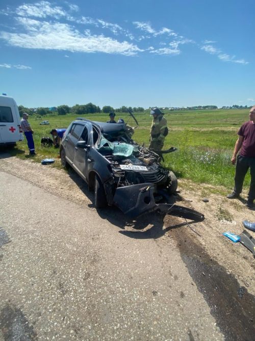Серьезное ДТП произошло возле населенного пункта Караульная Гора