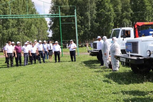 В Нурлате прошли Межрегиональные командно-штабные учения по ликвидации очага чумы мелких жвачных животных