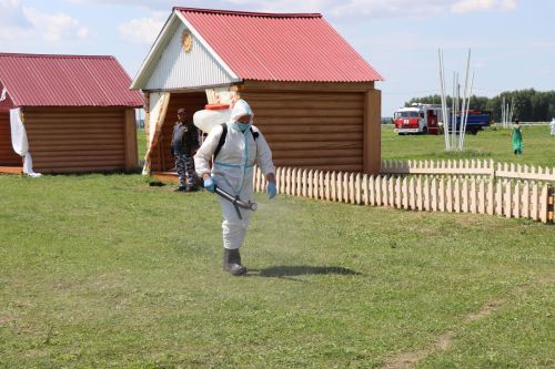 В Нурлате прошли Межрегиональные командно-штабные учения по ликвидации очага чумы мелких жвачных животных