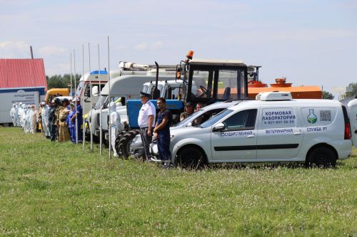 В Нурлате прошли Межрегиональные командно-штабные учения по ликвидации очага чумы мелких жвачных животных