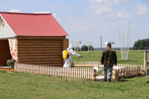 В Нурлате прошли Межрегиональные командно-штабные учения по ликвидации очага чумы мелких жвачных животных