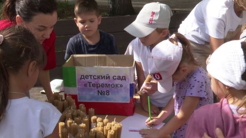 Свечи воспитанников детского сада «Теремок» будут греть душу бойцам СВО