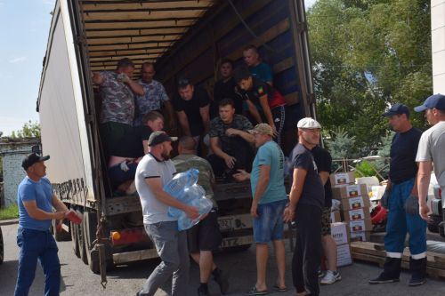«Боевое братство» совершили 37-ю гуманитарную миссию в зону спецоперации