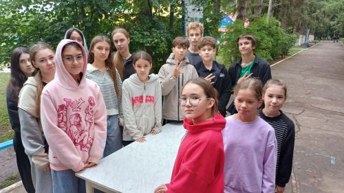В детском лагере «Заречный» прошла акция по безопасности дорожного движения «Летняя безопасность»