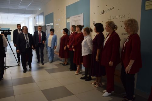 Министр образования и науки Татарстана Ильсур Хадиуллин с рабочим визитом посетил Нурлат