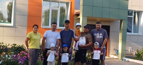 Богатырские забавы: папы и дети Нурлата показали силу и сплочённость