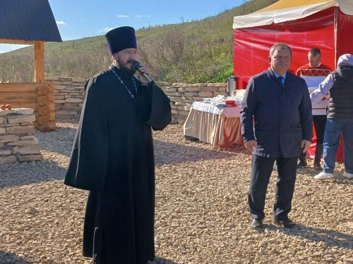 В Нурлатском районе открыли благоустроенный родник в честь Святого апостола Андрея Первозванного