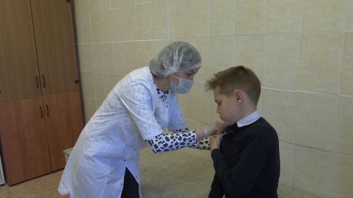 Учащиеся Нурлатской гимназии прошли вакцинацию от гриппа