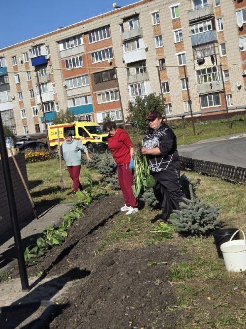 Нурлатские активисты украсили цветами памятник ветеранам-десантникам