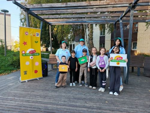 Весёлые старты для нурлатской детворы устроили в сквере «Семейный»