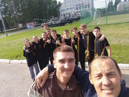 Юнармейцы Нурлата участвуют в тактической игре «Юнармия, вперёд!» в Казани