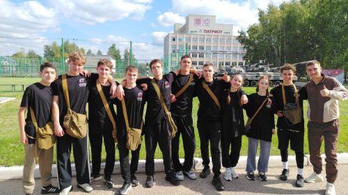 Юнармейцы Нурлата участвуют в тактической игре «Юнармия, вперёд!» в Казани