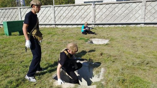 Юнармейцы Нурлата участвуют в тактической игре «Юнармия, вперёд!» в Казани