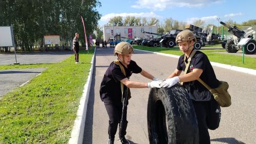 Юнармейцы Нурлата участвуют в тактической игре «Юнармия, вперёд!» в Казани