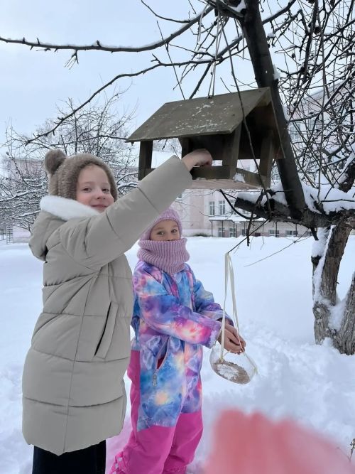 Юные «Эколята» Нурлата открыли птичьи столовые