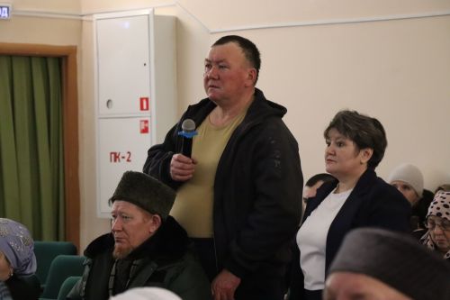 В Бикуловском сельском поселении состоялся сход граждан с участием главы Нурлатского района
