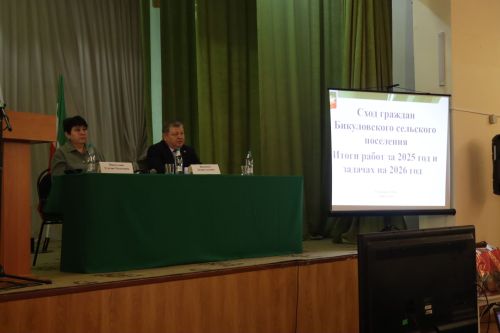 В Бикуловском сельском поселении состоялся сход граждан с участием главы Нурлатского района