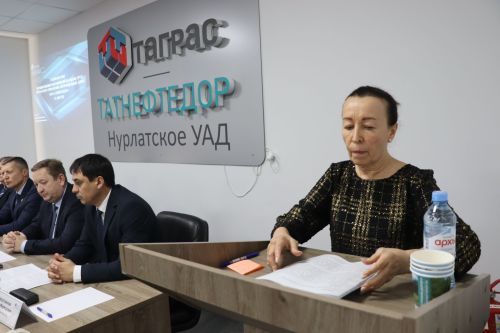 Главный эколог Татарстана принял участие в собрании трудового коллектива Нурлатского УАД