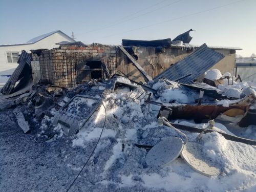 В Нурлатском районе ликвидирован пожар в частном гараже