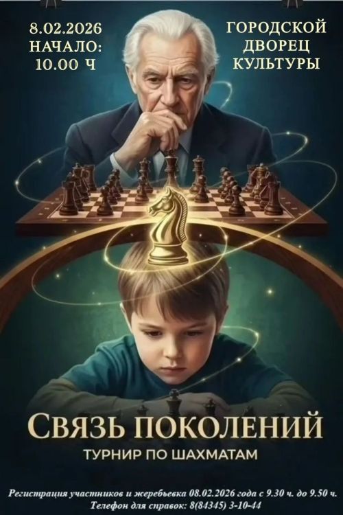 В Нурлате пройдет районный отборочный тур республиканского турнира по шахматам «Связь поколений»