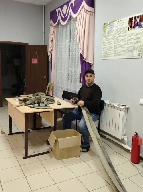 «Сети защиты»: в Нижнем Нурлате плетут маскировку для бойцов