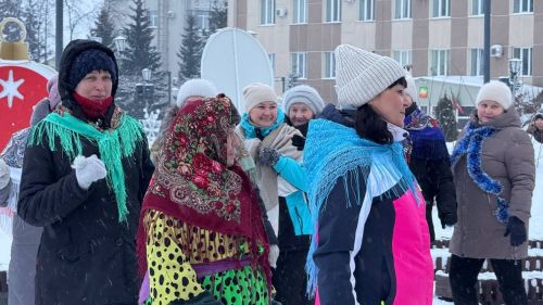«Рождественские узоры» украсили Центральную площадь Нурлата