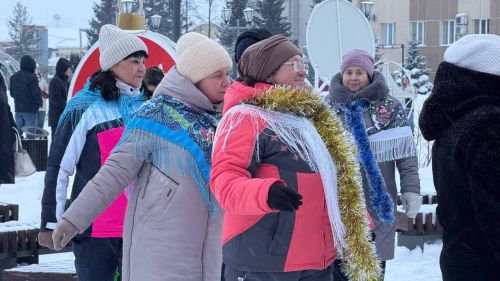 «Рождественские узоры» украсили Центральную площадь Нурлата