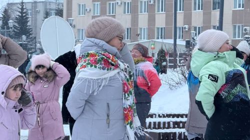 «Рождественские узоры» украсили Центральную площадь Нурлата