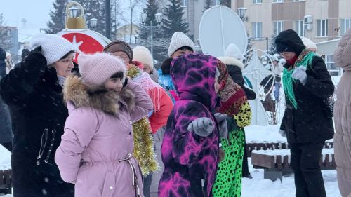 «Рождественские узоры» украсили Центральную площадь Нурлата
