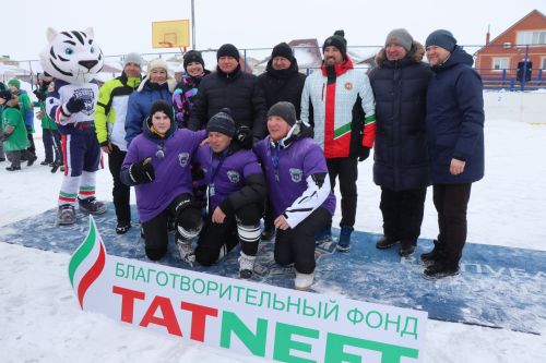 В Нурлате завершился фестиваль «Папа, мама, я – хоккейная семья»