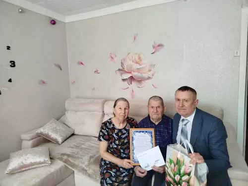 Житель Нурлата Степан Павлович Радионов отметил 96-й день рождения