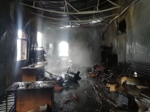 Пожар нанес нурлатцу значительный ущерб