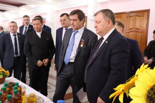 К итоговой сессии Совета района нурлатцы развернули масштабную выставку, посвященную достижениям района