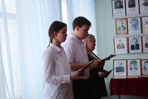 Ученики Егоркинской школы вступили в ряды Юнармии