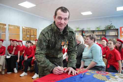 Бойцы СВО стали гостями «Классной встречи» в Егоркинской школе