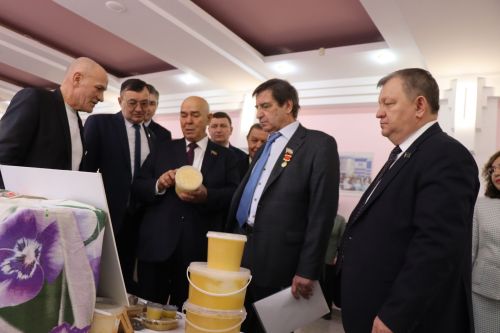К итоговой сессии Совета района нурлатцы развернули масштабную выставку, посвященную достижениям района