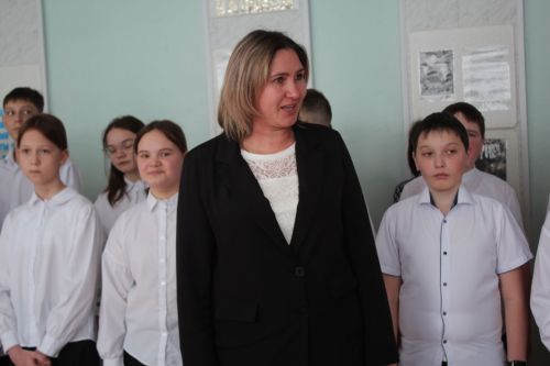 Ученики Егоркинской школы вступили в ряды Юнармии