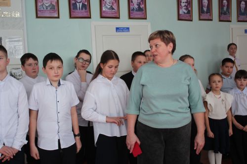 Ученики Егоркинской школы вступили в ряды Юнармии