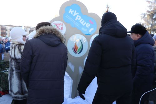 В сквере Журналистов города Нурлат открыли «Древо дружбы»