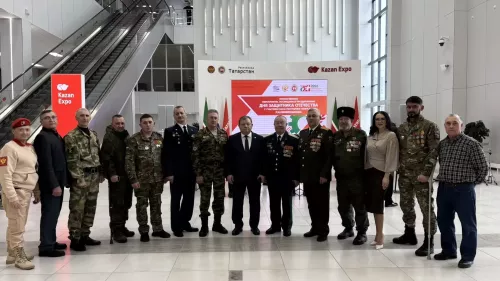 Нурлатцы участвуют на торжественном мероприятии, посвященном Дню защитника Отечества