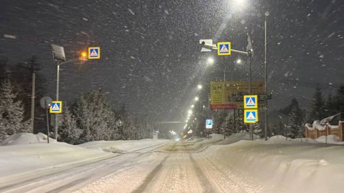 Экстренное предупреждение: на трассе М-5 в Татарстане ограничили движение из-за снегопада и метели