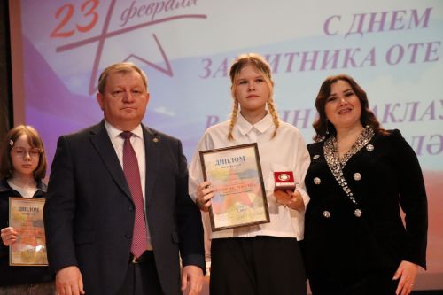 В Нурлате торжественно отметили День защитника Отечества